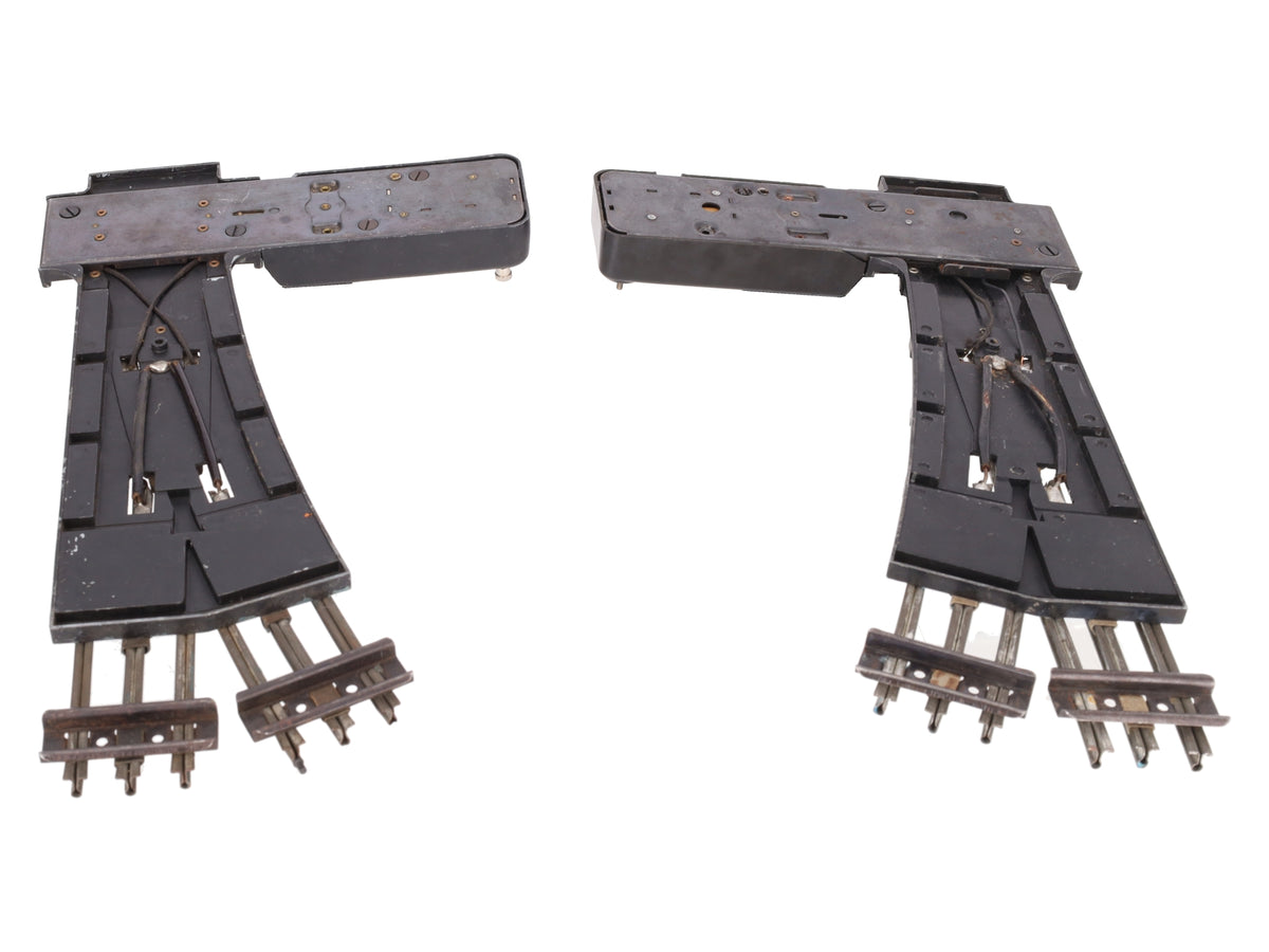 Lionel 711 Vintage O Prewar Left-Hand & Right-Hand Remote Switch Pair VG