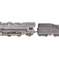 Marx 666 Vintage O 2-4-2 Diecast Steam Locomotive & Santa Fe Tender