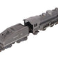 Marx 666 Vintage O 2-4-2 Diecast Steam Locomotive & Santa Fe Tender