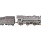 Marx 666 Vintage O 2-4-2 Diecast Steam Locomotive & Santa Fe Tender
