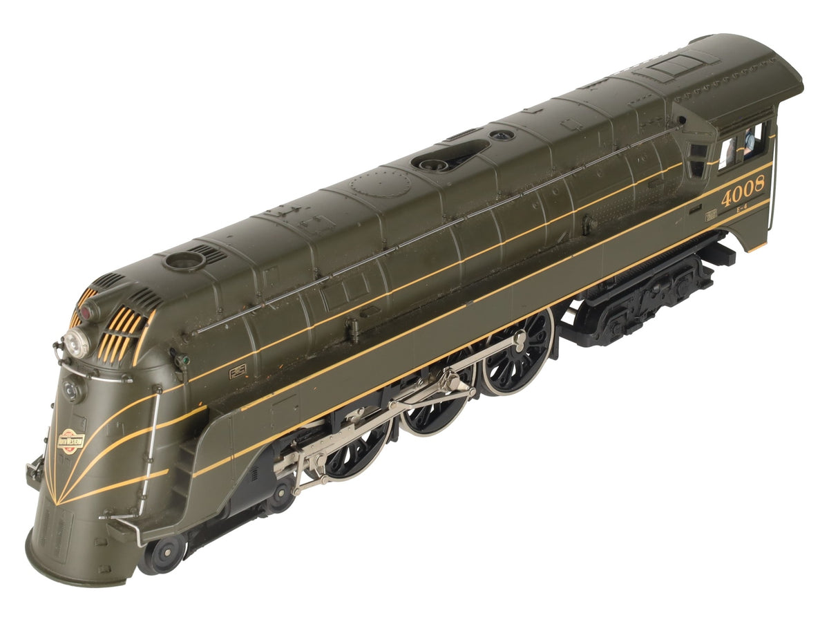 MTH 20-3298-1 O Gauge CNW 4-6-4 E-4 Steam Engine w/PS2 (Hi-Rail Wheels) #4003 VG