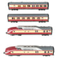 Trix 22261 HO Trans Europ Express Helvetia Diesel Passenger Train Set w/ DCC LN