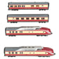 Trix 22261 HO Trans Europ Express Helvetia Diesel Passenger Train Set w/ DCC LN