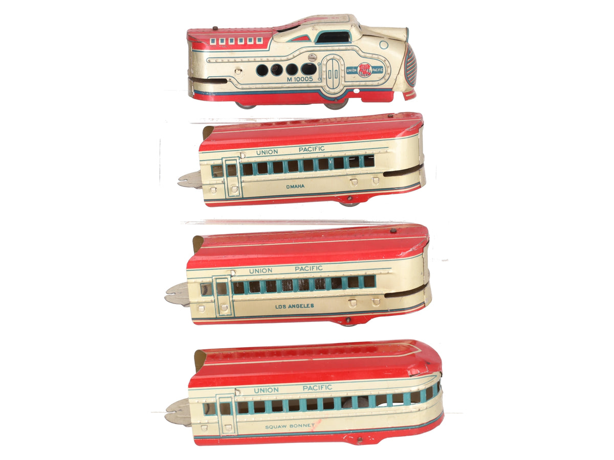 Marx 7674 Vintage O M10005 Union Pacific Streamliner Set VG/Box