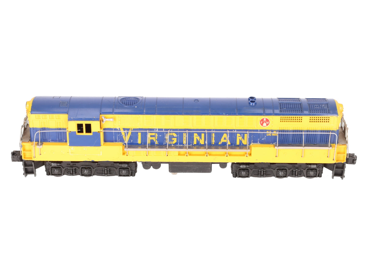 Lionel 2331 Vintage O Virginian FM Trainmaster Powered Diesel Locomotive VG
