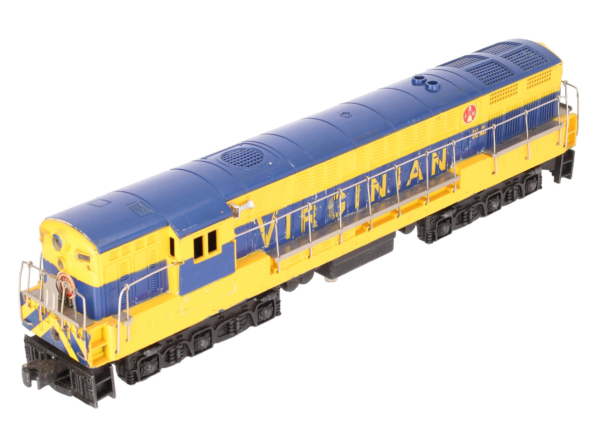 Lionel 2331 Vintage O Virginian FM Trainmaster Powered Diesel Locomotive VG