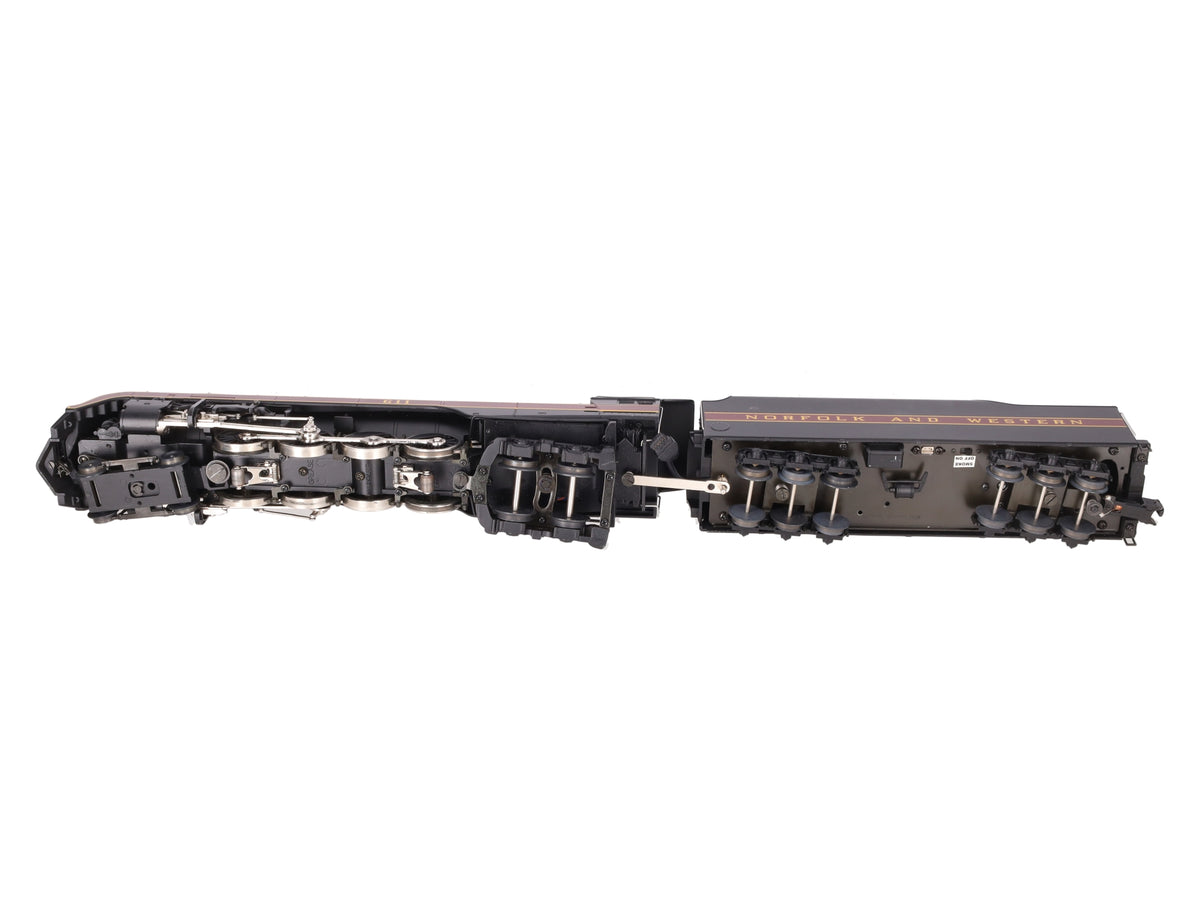 MTH 20-3571-1 Norfolk & Western 4-8-4 J Steam Engine #611 w/PS 3.0 (Hi-Rail) EX