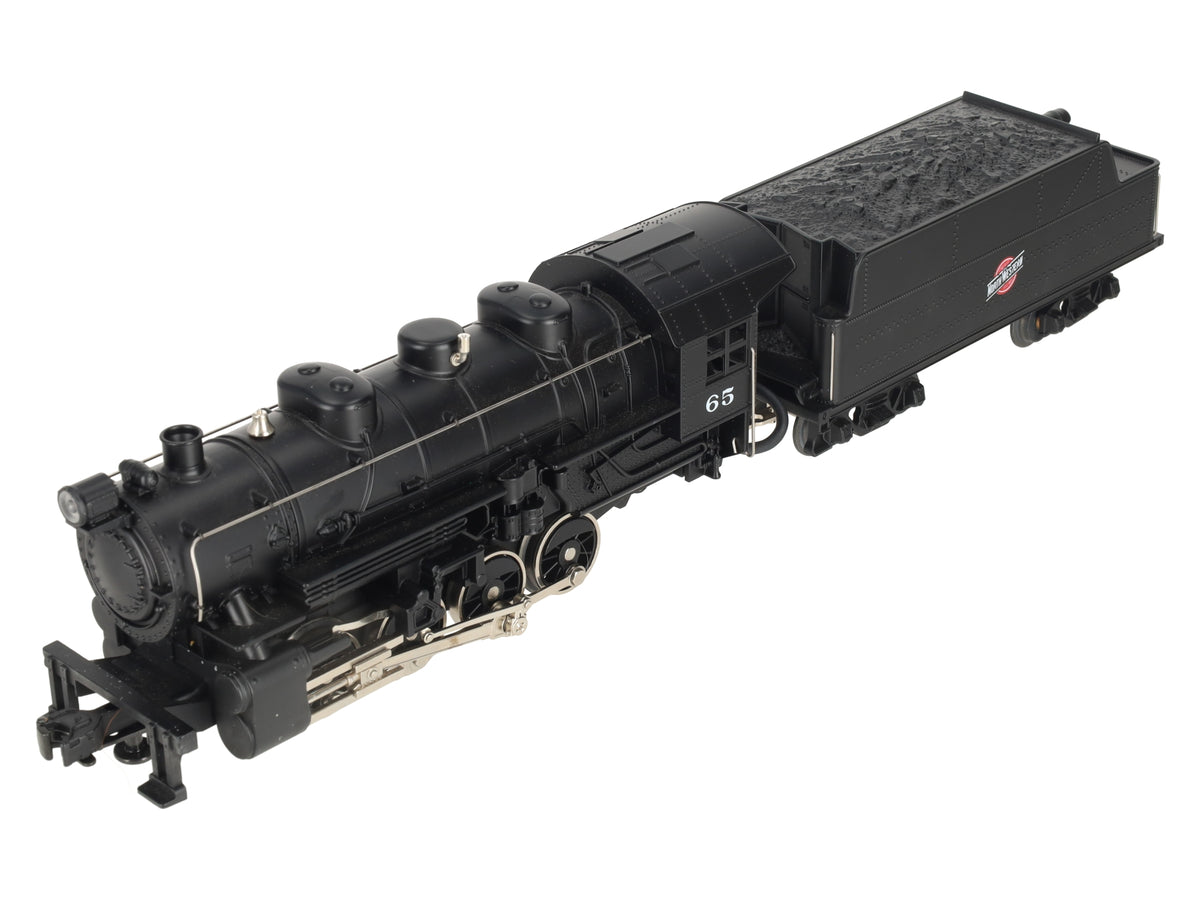 MTH 30-1112-1 O Chicago & Northwestern 0-8-0 Steam Locomotive Switcher w/PS1 #65 EX/Box