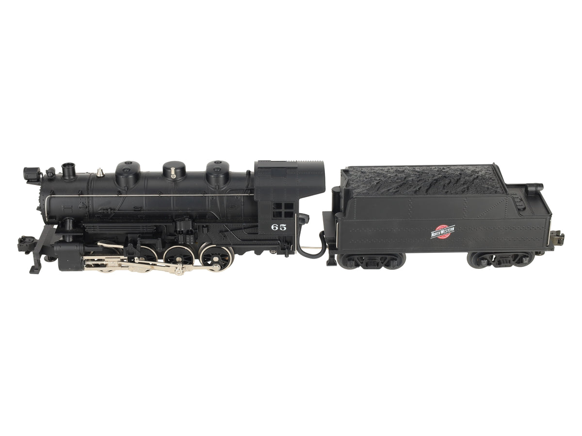 MTH 30-1112-1 O Chicago & Northwestern 0-8-0 Steam Locomotive Switcher w/PS1 #65 EX/Box