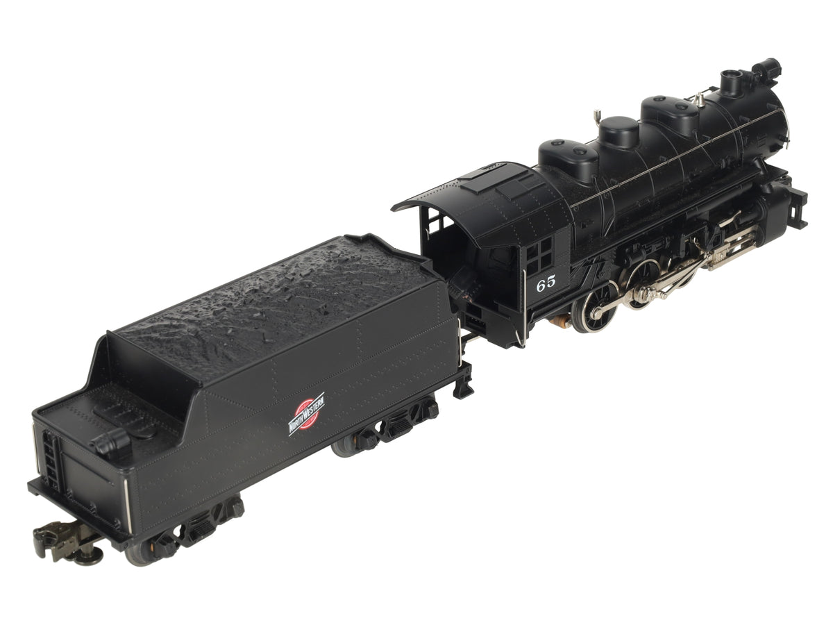 MTH 30-1112-1 O Chicago & Northwestern 0-8-0 Steam Locomotive Switcher w/PS1 #65 EX/Box