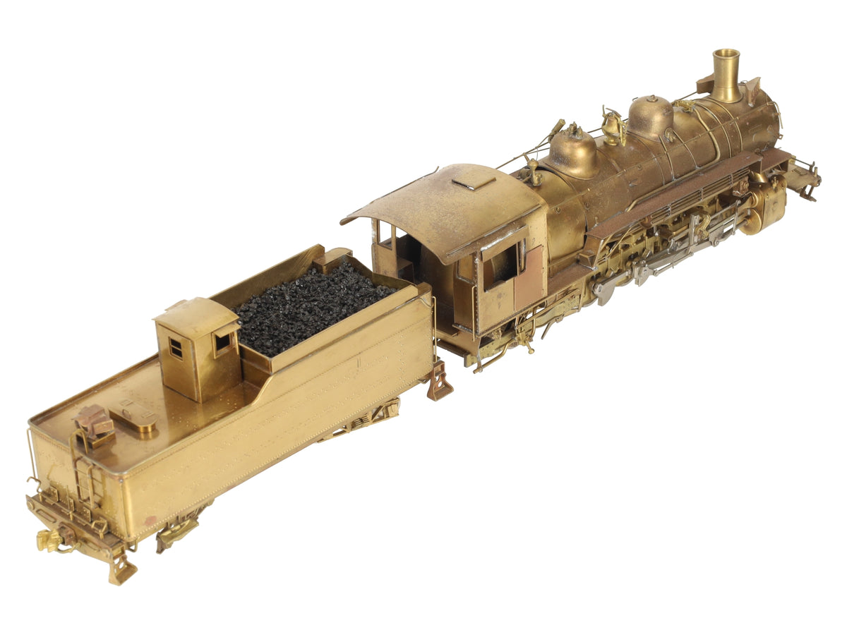 On3 2-8-2 Steam Locomotive w/ Tender - unpainted VG