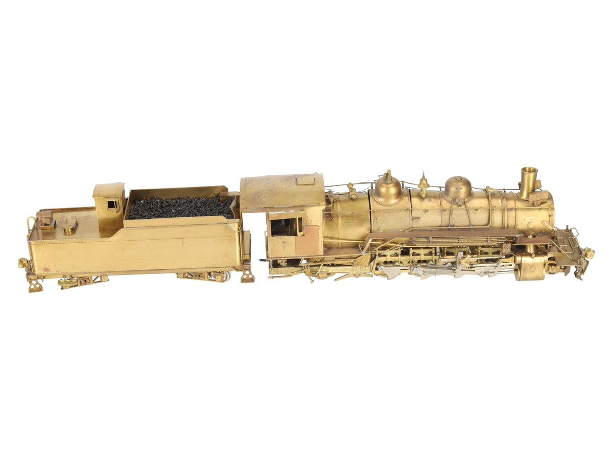 On3 2-8-2 Steam Locomotive w/ Tender - unpainted VG