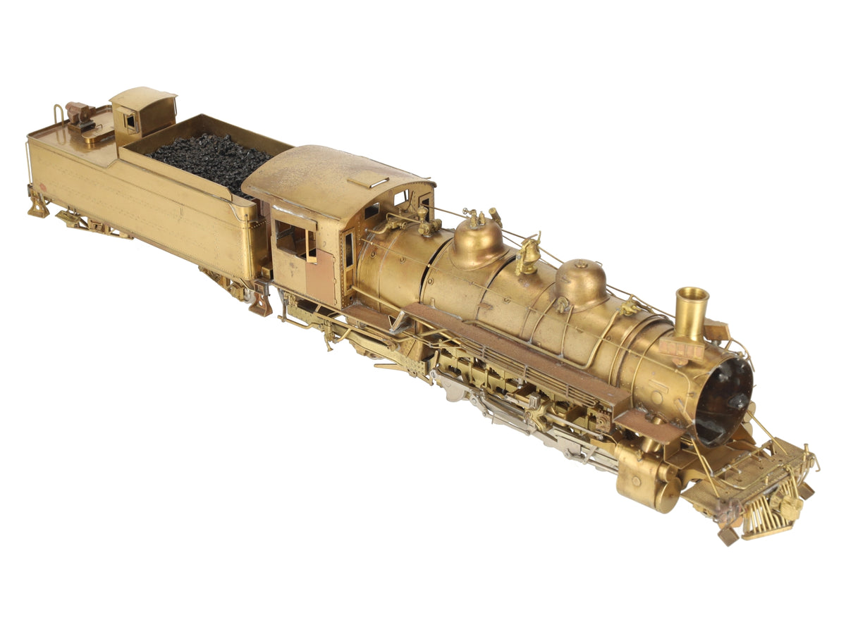 On3 2-8-2 Steam Locomotive w/ Tender - unpainted VG