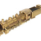 On3 2-8-2 Steam Locomotive w/ Tender - unpainted VG