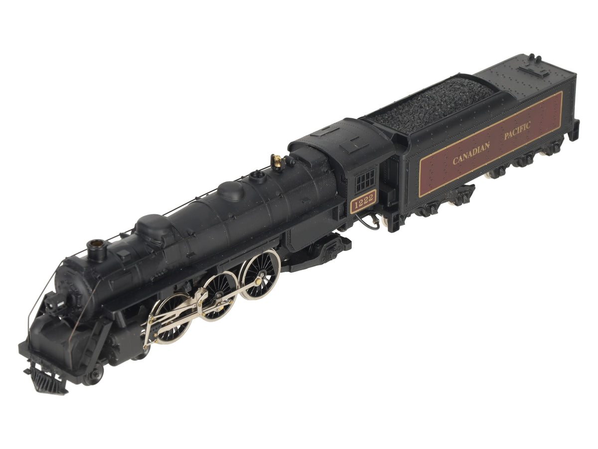 Mantua 349-080 HO Scale Canadian Pacific 4-6-2 Steam Locomotive & Tender #1222 EX/Box