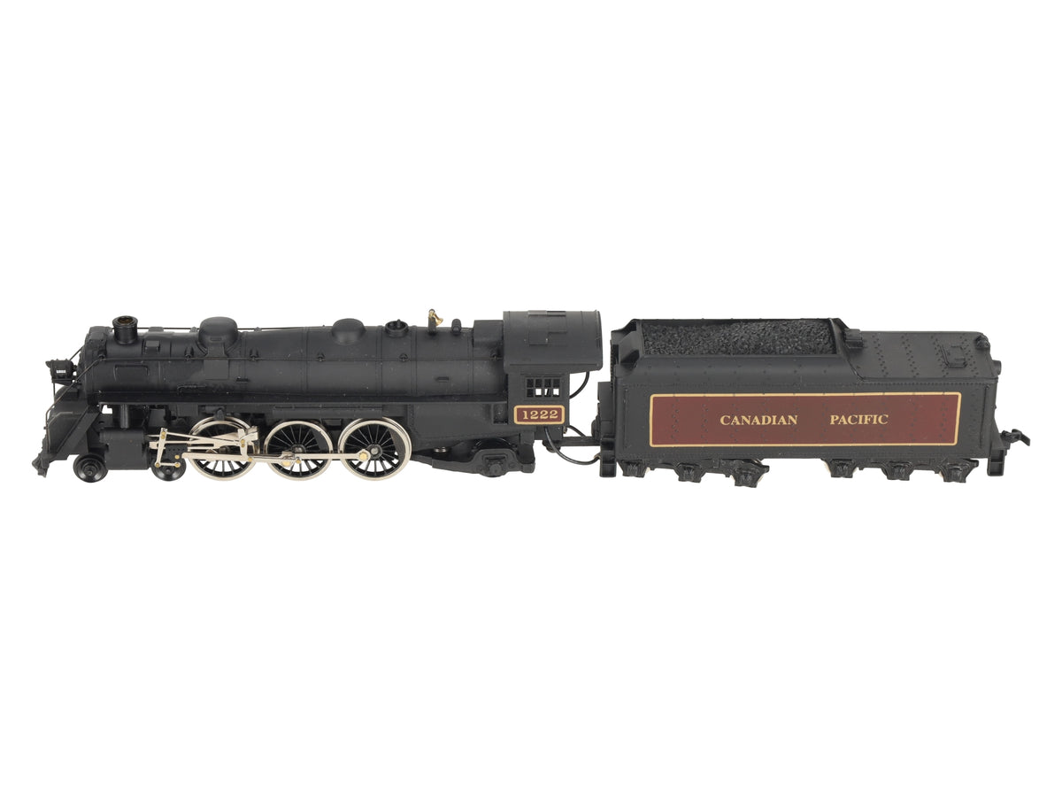 Mantua 349-080 HO Scale Canadian Pacific 4-6-2 Steam Locomotive & Tender #1222 EX/Box