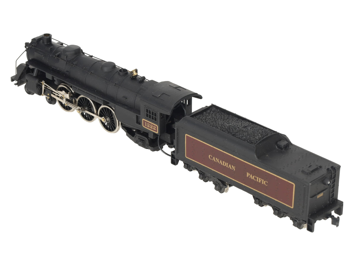 Mantua 349-080 HO Scale Canadian Pacific 4-6-2 Steam Locomotive & Tender #1222 EX/Box