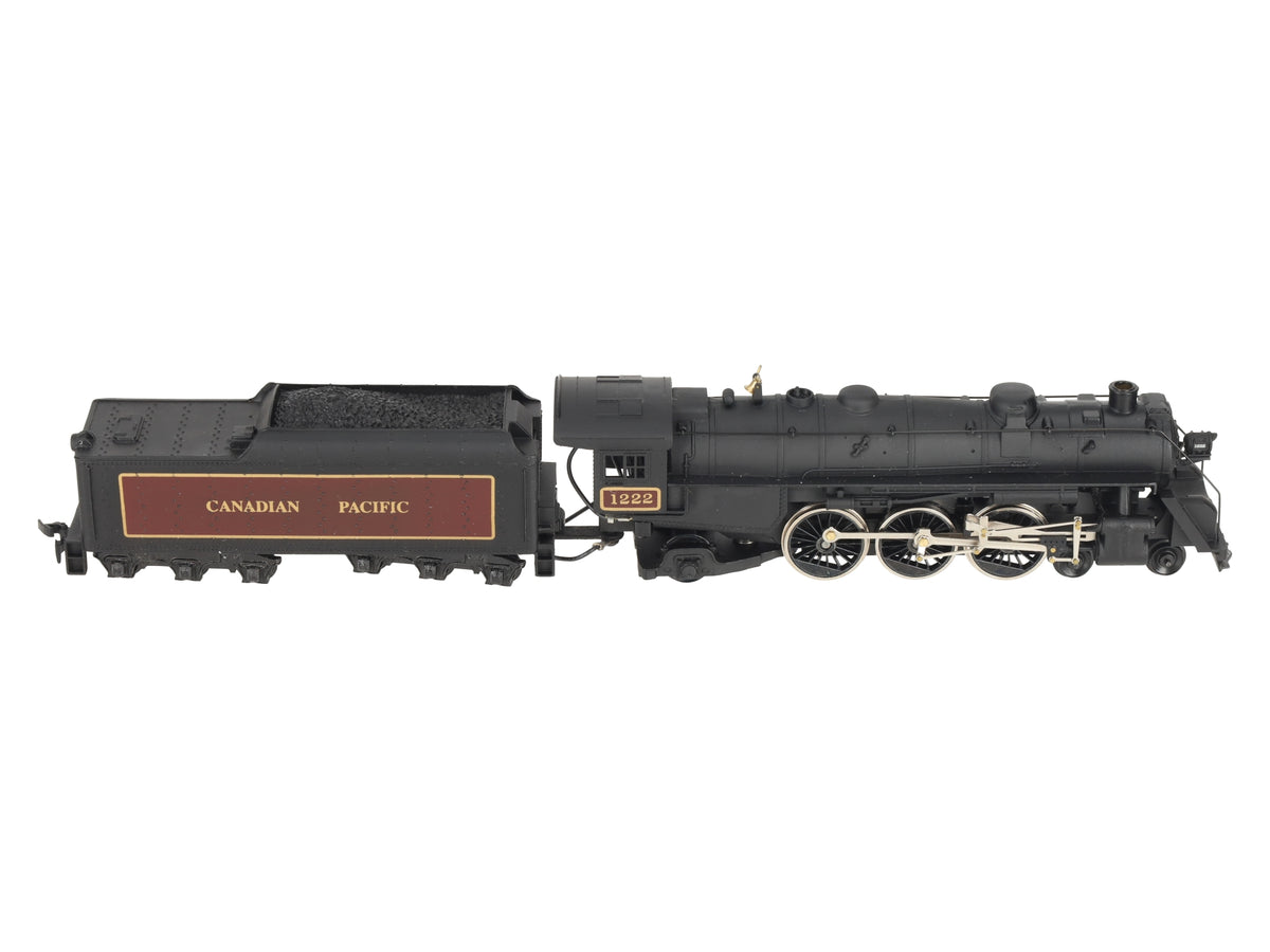 Mantua 349-080 HO Scale Canadian Pacific 4-6-2 Steam Locomotive & Tender #1222 EX/Box