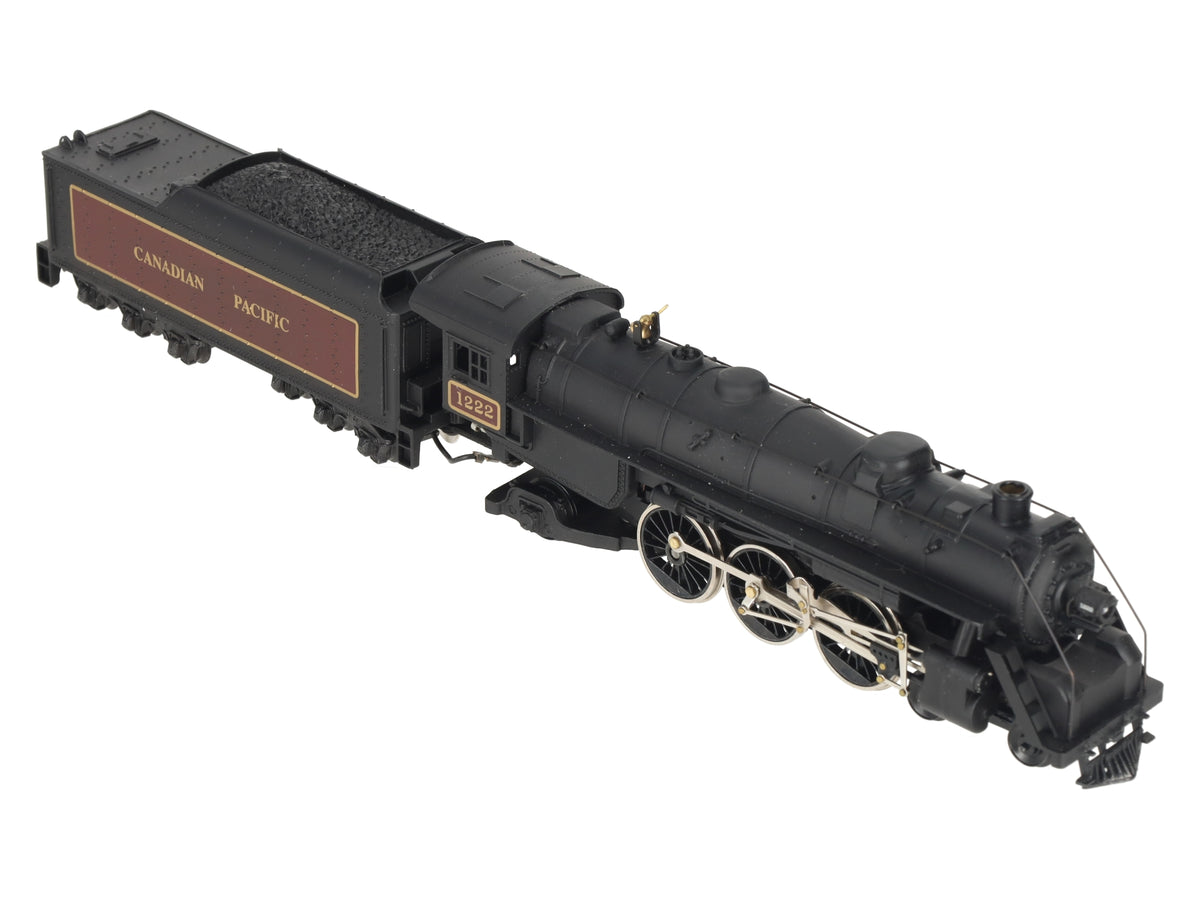 Mantua 349-080 HO Scale Canadian Pacific 4-6-2 Steam Locomotive & Tender #1222 EX/Box