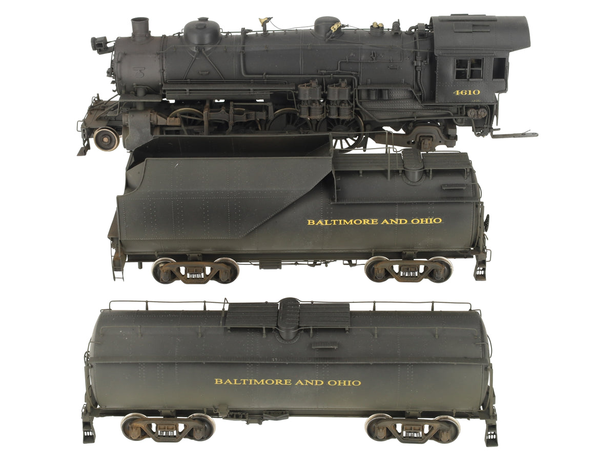 Westside Model Co. O 2-Rail Brass B&O Q-4b 2-8-2 w/Auxillary Tender (Painted) EX/Box