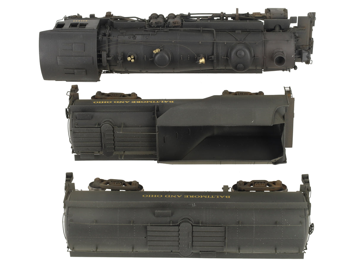 Westside Model Co. O 2-Rail Brass B&O Q-4b 2-8-2 w/Auxillary Tender (Painted) EX/Box