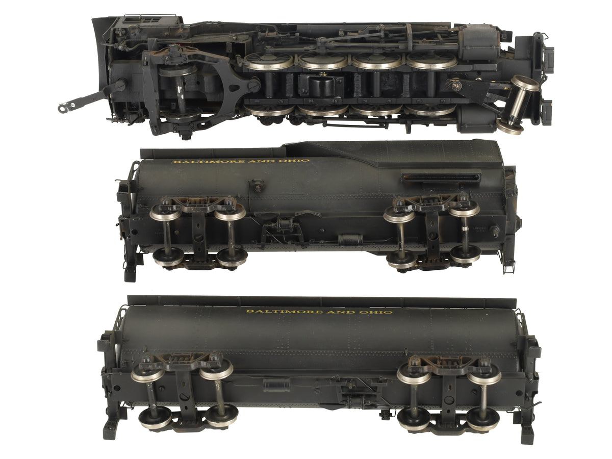 Westside Model Co. O 2-Rail Brass B&O Q-4b 2-8-2 w/Auxillary Tender (Painted) EX/Box