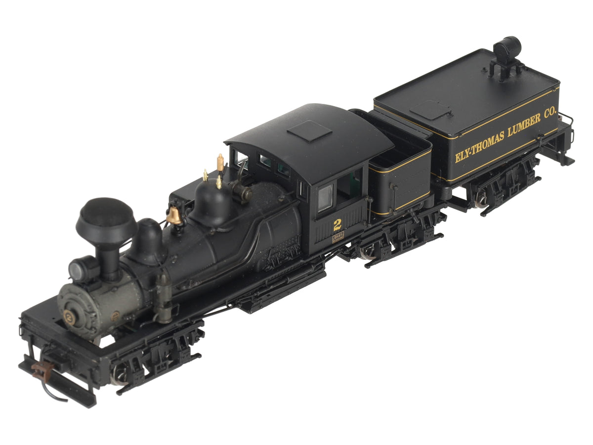 Bachmann 81904 HO Ely Thomas Lumber Co. 80-Ton Three-Truck Steam Shay #2 EX/Box