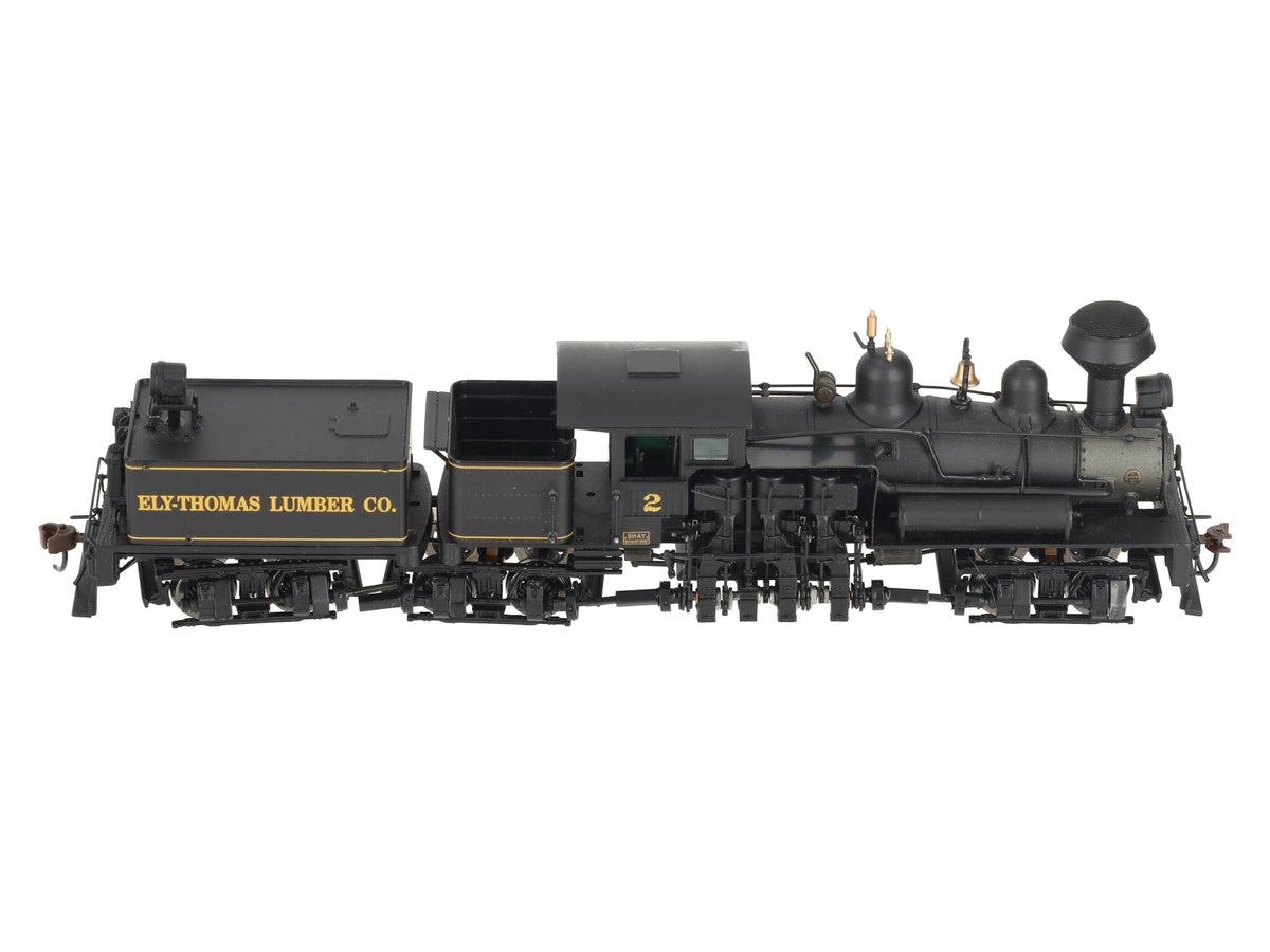 Bachmann 81904 HO Ely Thomas Lumber Co. 80-Ton Three-Truck Steam Shay #2 EX/Box