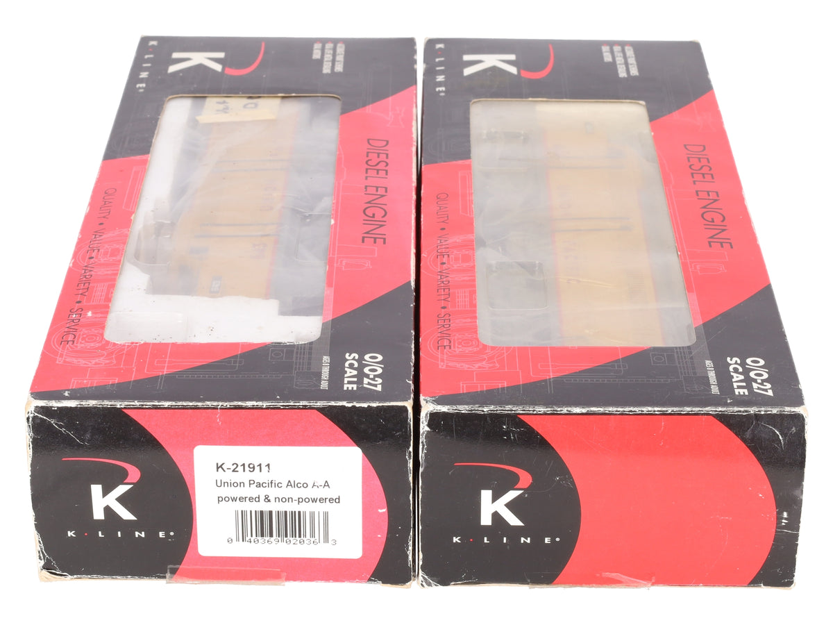 K-Line K-21911 O Union Pacific Alco AA Powered Diesel Locomotives #643/#644 EX/Box