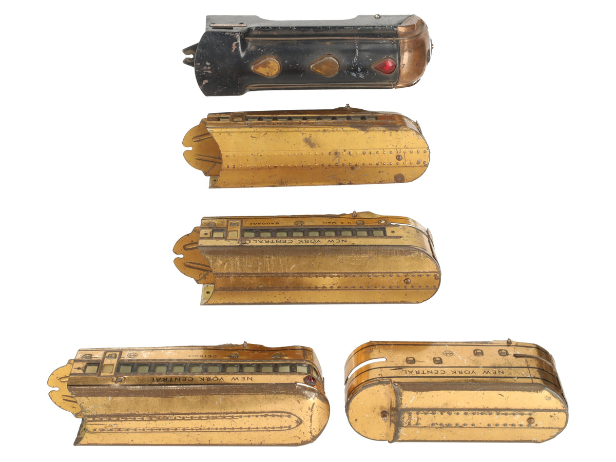 Marx 7095 O Gauge "The Mercury" NYC Gold 20th Century Set VG
