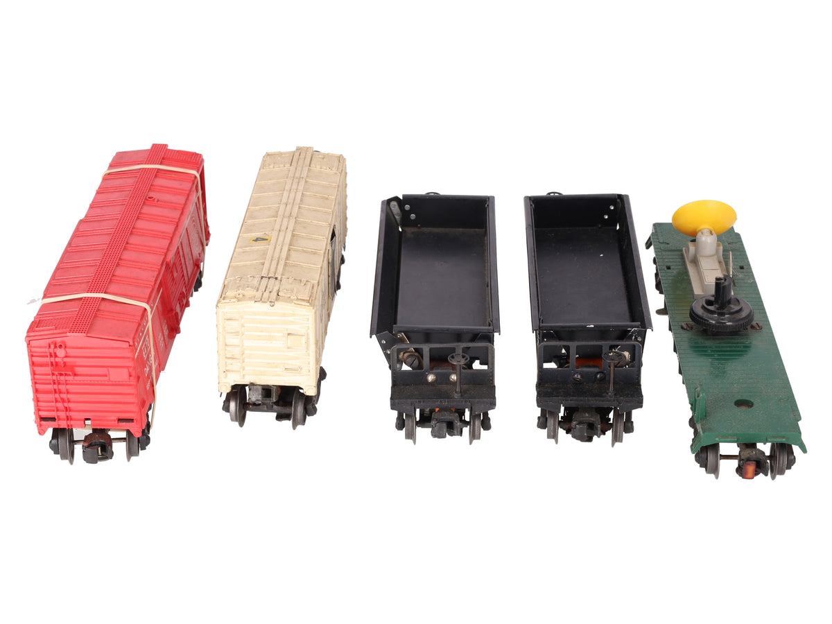 Lionel O Gauge Vintage Freight Cars #3472,3459,3469,3519,3462 [5] VG