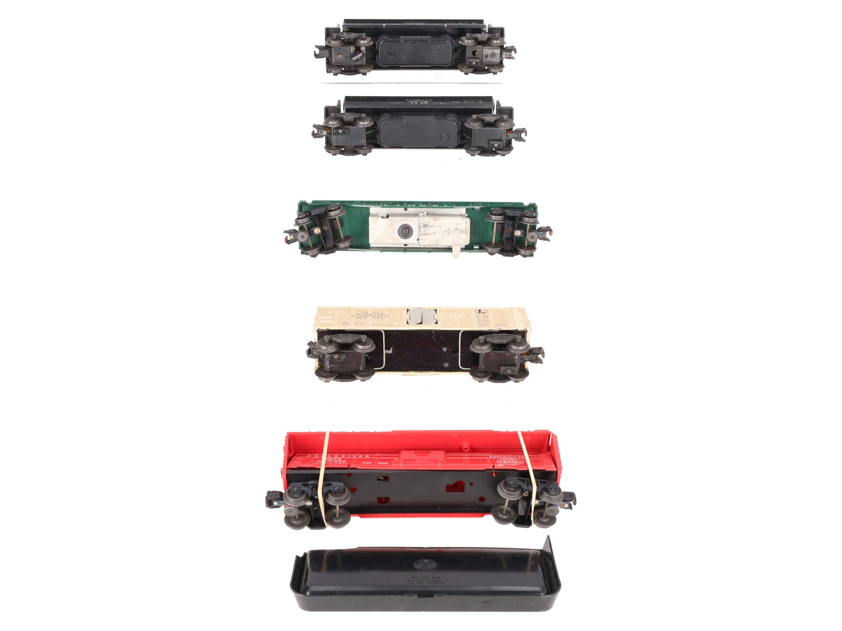 Lionel O Gauge Vintage Freight Cars #3472,3459,3469,3519,3462 [5] VG