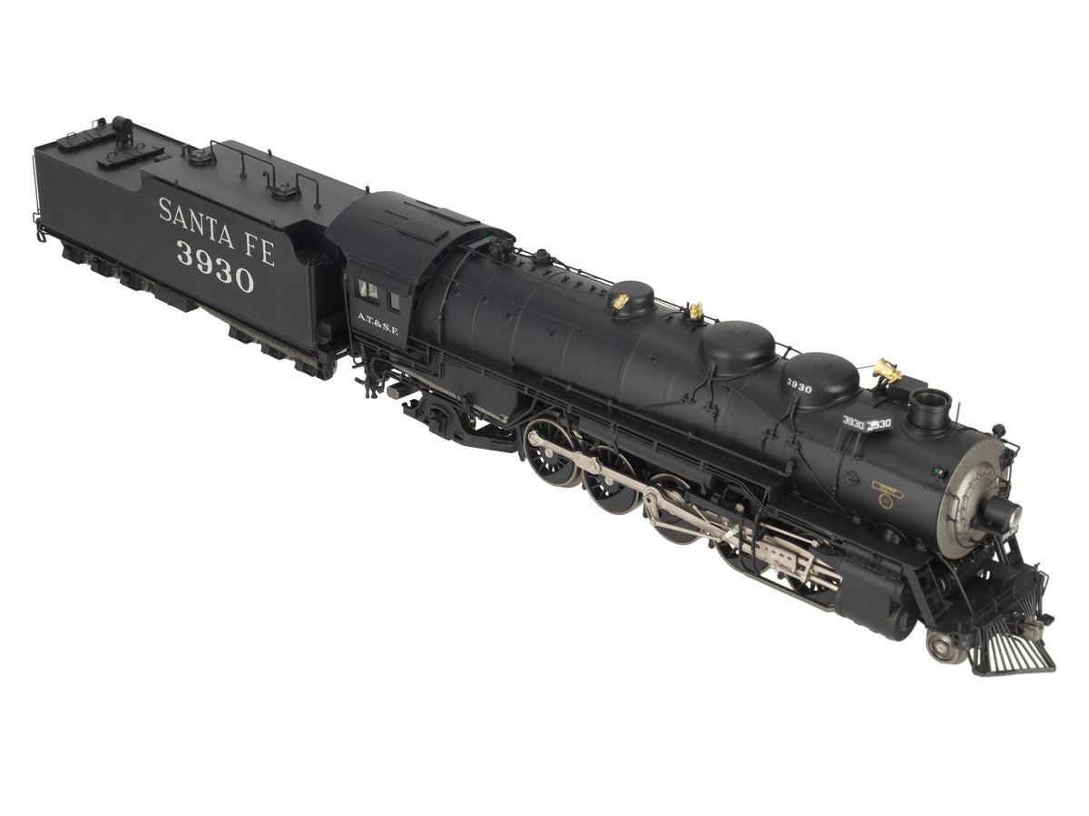 Sunset Models O Brass Santa Fe 3800 Class 2-10-2 Steam Loco & Tender (2-Rail) EX/Box