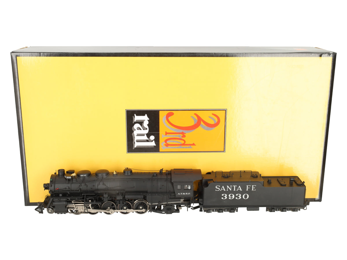 Sunset Models O Brass Santa Fe 3800 Class 2-10-2 Steam Loco & Tender (2-Rail) EX/Box