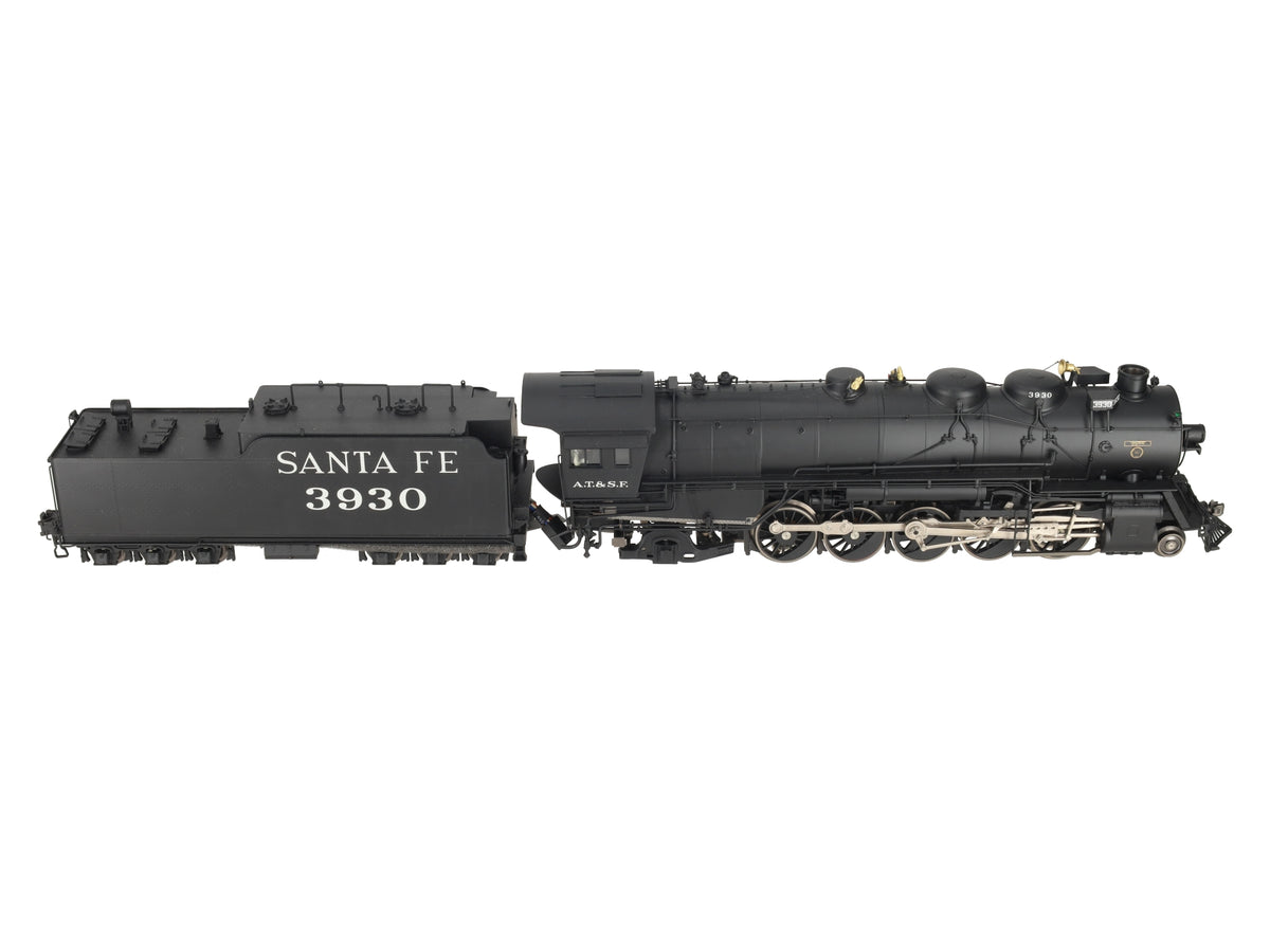 Sunset Models O Brass Santa Fe 3800 Class 2-10-2 Steam Loco & Tender (2-Rail) EX/Box