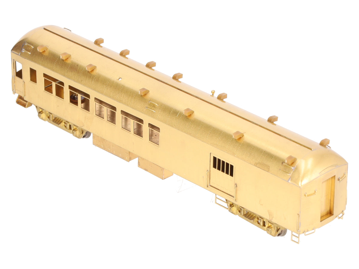 S. Soho & Co. HO Brass Southern Pacific 64' Rebuilt Combine-Unpainted EX/Box