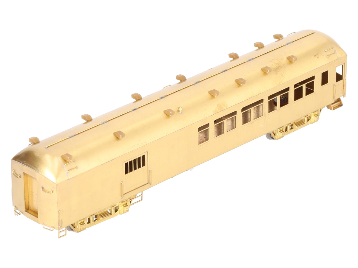 S. Soho & Co. HO Brass Southern Pacific 64' Rebuilt Combine-Unpainted EX/Box