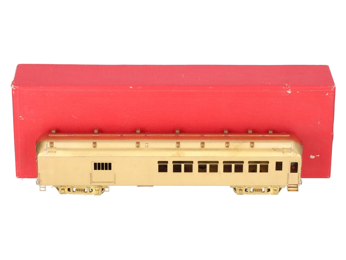 S. Soho & Co. HO Brass Southern Pacific 64' Rebuilt Combine-Unpainted EX/Box