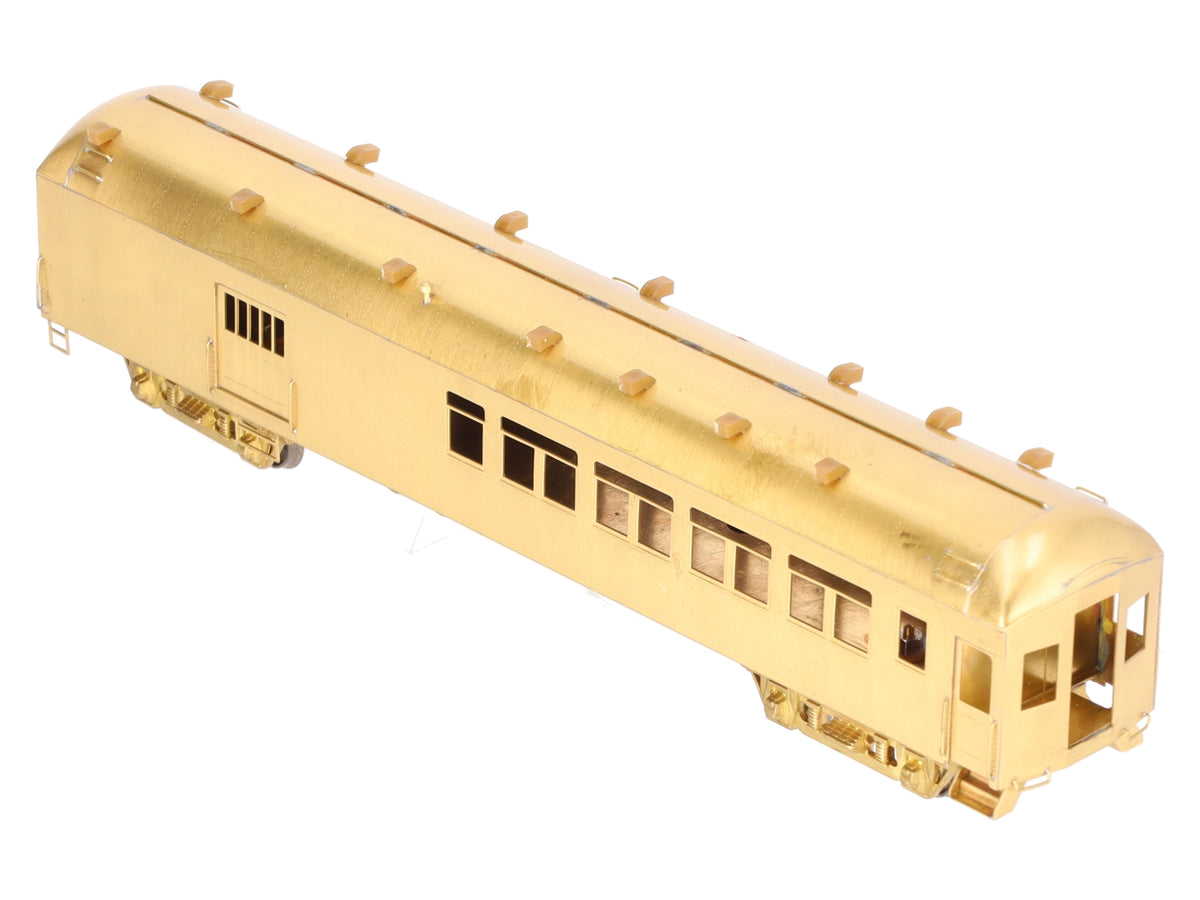 S. Soho & Co. HO Brass Southern Pacific 64' Rebuilt Combine-Unpainted EX/Box