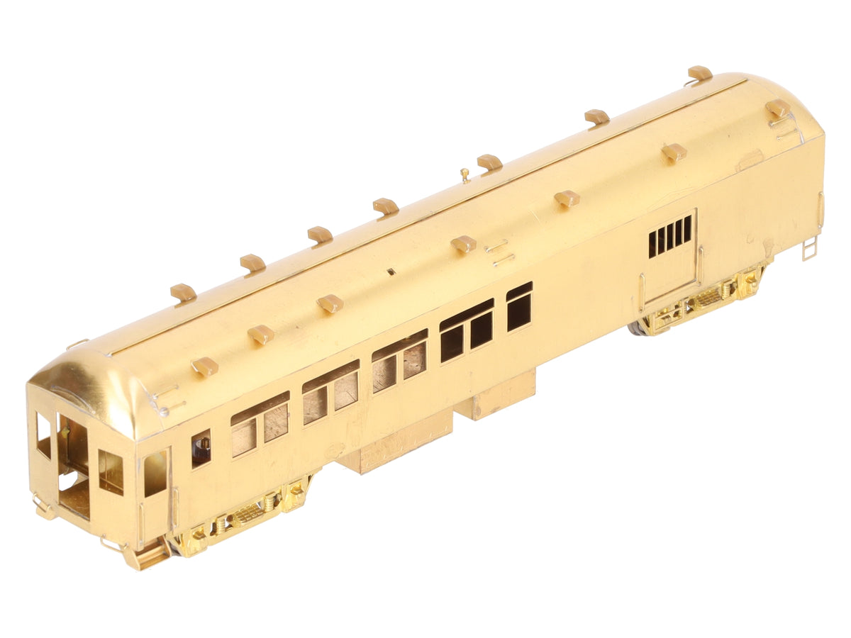 S. Soho & Co. HO Brass Southern Pacific 64' Rebuilt Combine-Unpainted EX/Box
