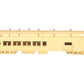 S. Soho & Co. HO Brass Southern Pacific 64' Rebuilt Combine-Unpainted EX/Box