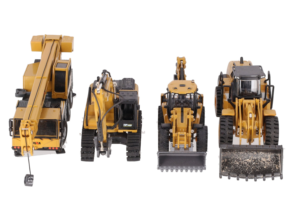 Hui Na Toys 1:50 Scale Assorted Alloy Diecast Construction Vehicles [4] EX