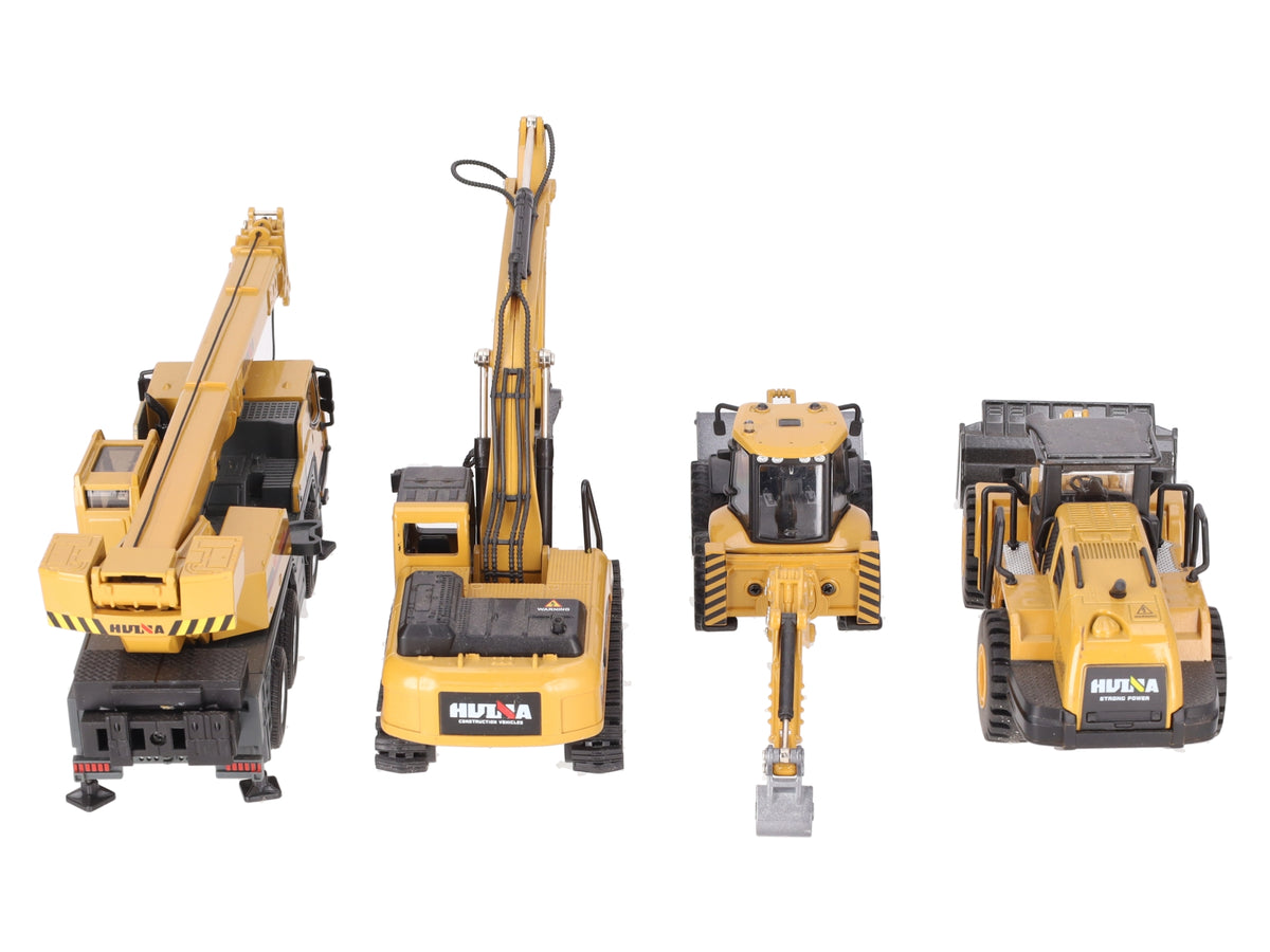 Hui Na Toys 1:50 Scale Assorted Alloy Diecast Construction Vehicles [4] EX
