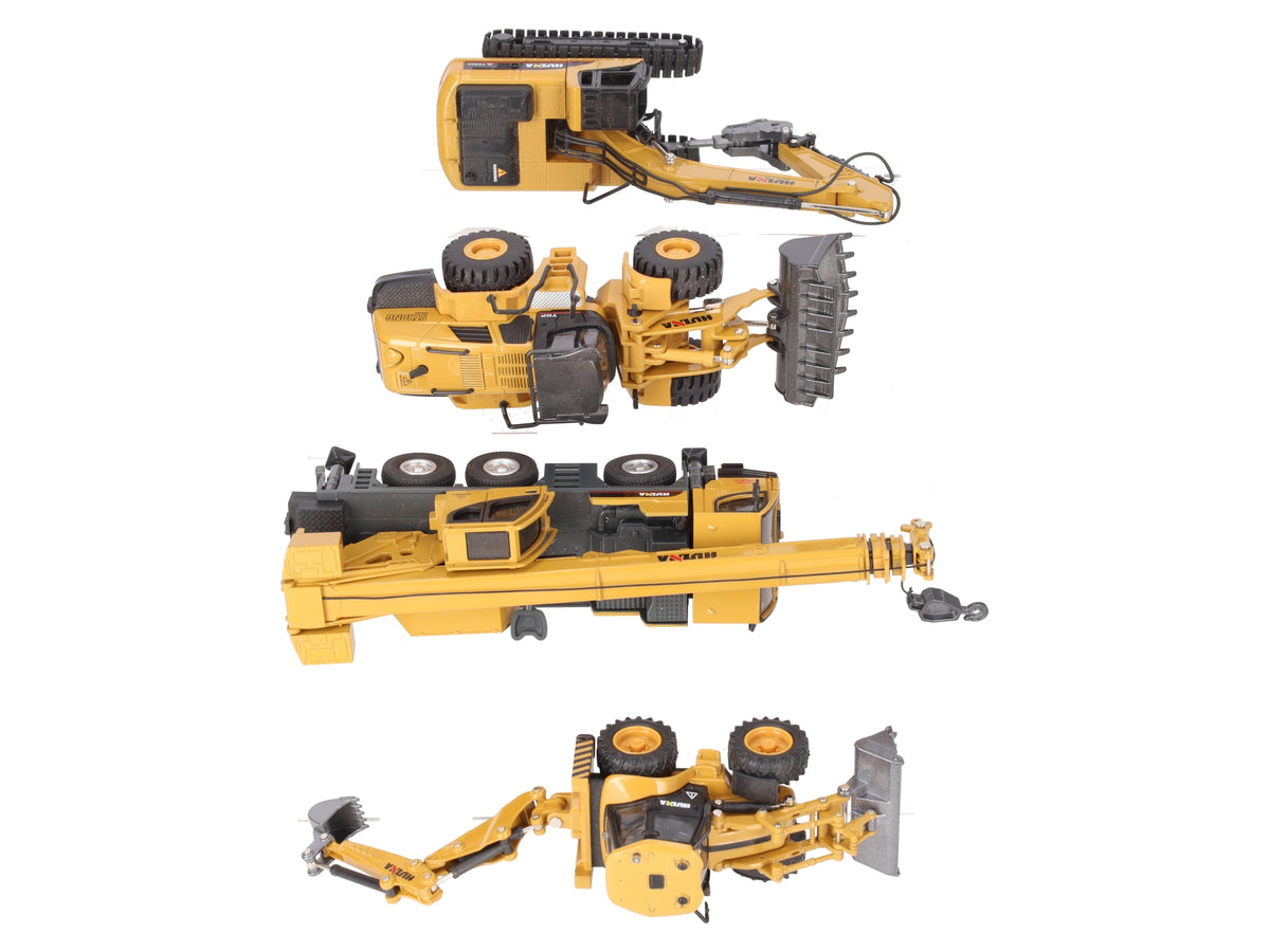 Hui Na Toys 1:50 Scale Assorted Alloy Diecast Construction Vehicles [4] EX