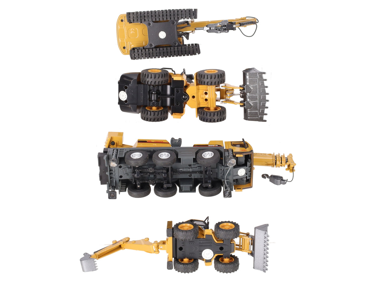 Hui Na Toys 1:50 Scale Assorted Alloy Diecast Construction Vehicles [4] EX