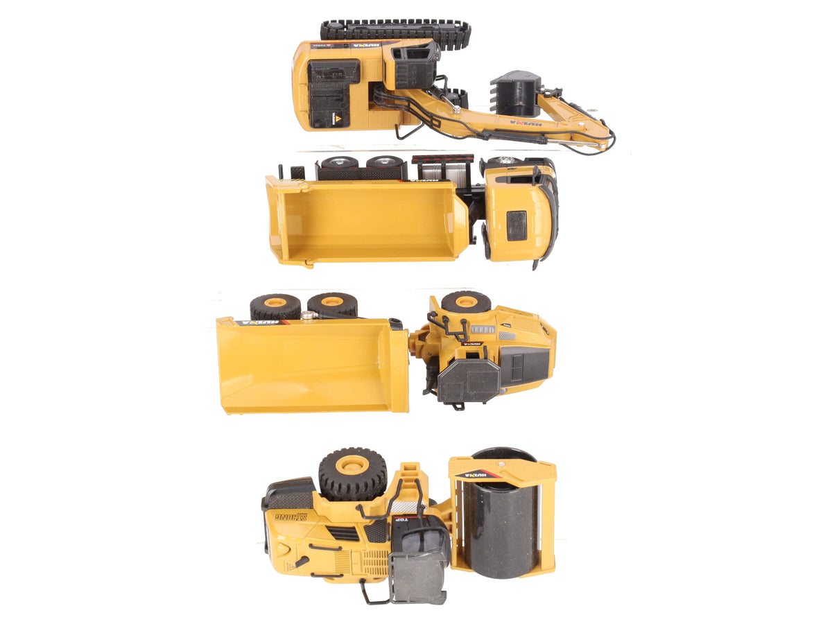 Hui Na Toys 1:50 Scale Assorted Diecast Construction Vehicles [4] EX