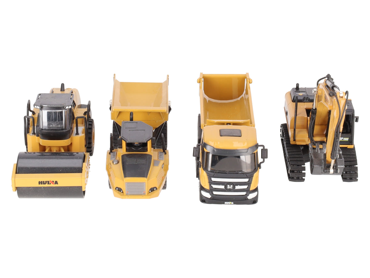 Hui Na Toys 1:50 Scale Assorted Diecast Construction Vehicles [4] EX