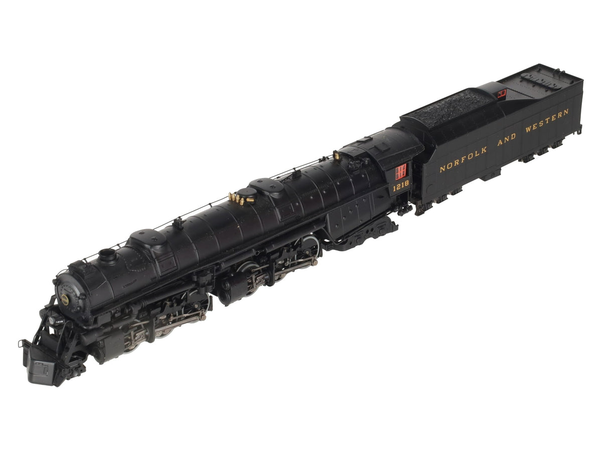Broadway Limited 012 HO N&W Class A 2-6-6-4 Steam Locomotive & Tender #1218 EX/Box
