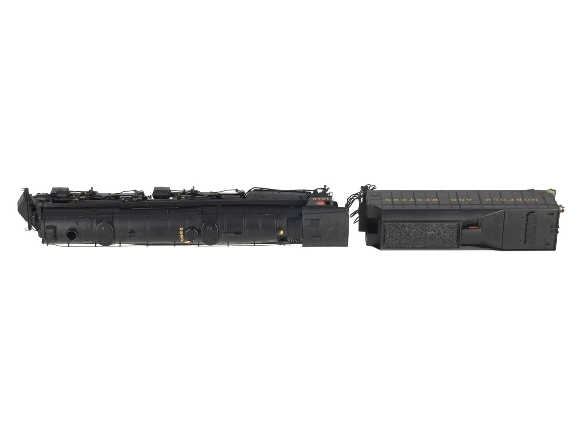 Broadway Limited 012 HO N&W Class A 2-6-6-4 Steam Locomotive & Tender #1218 EX/Box