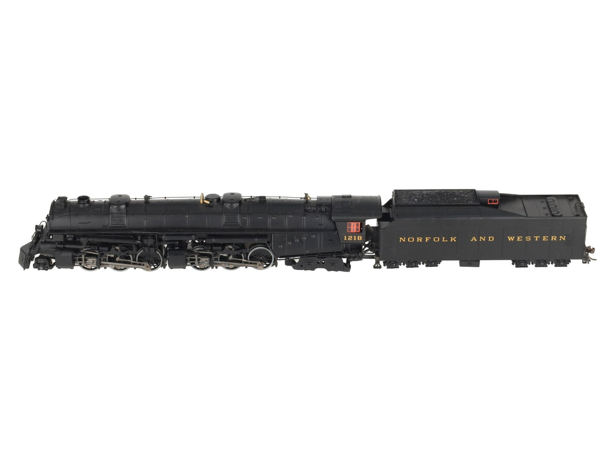 Broadway Limited 012 HO N&W Class A 2-6-6-4 Steam Locomotive & Tender #1218 EX/Box